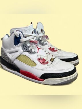 Air Jordan Spizike Mars Blackmon White Fire Red Black Mens 10